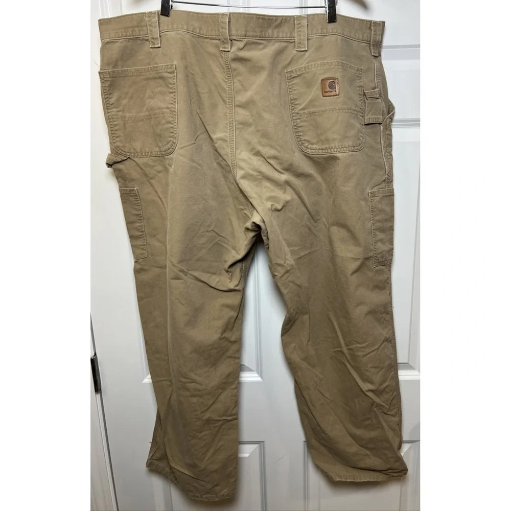 Carhartt B151 Canvas Work Pants 46x30 DKH Khaki Original Fit Mexico‎